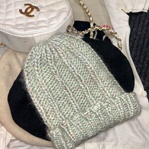 M0851 woold mohair knit hat